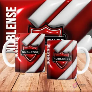 Diseño PSD taza fútbol Chile 3D con textura césped