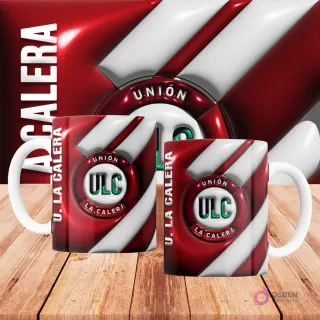 Plantilla PNG 3D taza sublimación fútbol Chile con tribunas