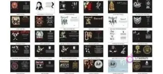 Más ejemplos de vectores CDR y EPS con arte de bandas como Nirvana, Kiss, Red Hot Chili Peppers y Led Zeppelin, ideales para proyectos de sublimación y vinilo.