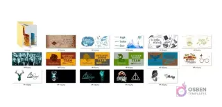 Muestrario de 16 diseños de sublimación de Harry Potter incluyendo mapas, escudos de casas, personajes y frases icónicas