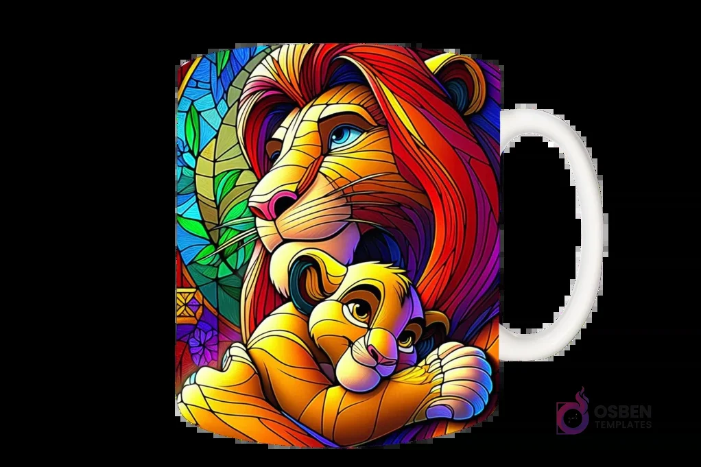 32 Plantillas Tazas Día del Padre | Sublimación Personajes Animados