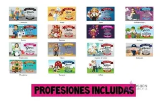 Panel con 15 miniaturas de tazas personalizadas de profesiones, mostrando 'Aquí toma [Nombre] el mejor [Profesión] del mundo' para Constructor, Pizzero, Dealer, Diseñadora Gráfica, Técnico, Carnicero, Porrista, Jardinero, Ama de Llaves, Vidriero, Inspector de Calidad, Bodeguero, Mercaderista, Ganadero y Golfista.