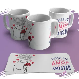 Diseños Flork para sublimación con frases de amor y Día de la Amistad