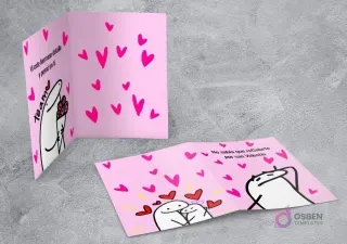 Plantillas Flork para tarjetas de San Valentín con mensajes de amor