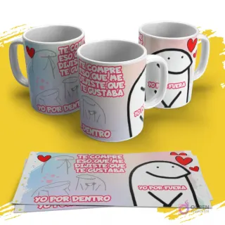 Diseño Flork 'Te compré eso que te gustaba' para tazas de sublimación