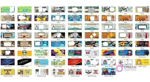 Muestra de plantillas JPG y PNG para tazas del Día del Padre, con diseños variados listos para imprimir y sublimar.