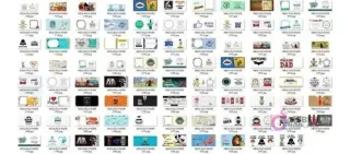 Tercera vista de las plantillas JPG y PNG para tazas del Día del Padre, con una gran diversidad de estilos y mensajes.