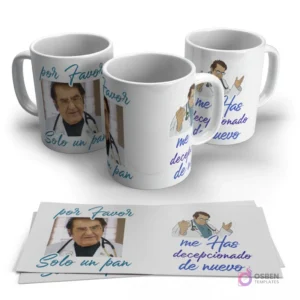 Tazas con doble diseño del Dr. Nowzaradan: 'Por favor, solo un pan' y 'Me has decepcionado de nuevo'
