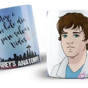 Taza de sublimación con diseño de Grey's Anatomy, frase