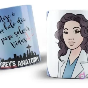 Taza de sublimación con diseño de Grey's Anatomy, frase
