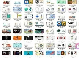 Tercera vista de las plantillas JPG y PNG para tazas del Día del Padre, con una gran diversidad de estilos y mensajes.