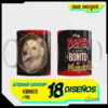 Mug sublimado con foto de golden retriever y frase 'Mi perro es el más BONITO del Mundo'