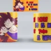 Taza sublimada Día del Padre con diseño Dragon Ball Z de Goku y Gohan, y la frase 'Mi padre es el mejor del universo'.