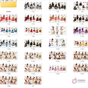 Galería de 25 diseños individuales para sublimar tazas, mostrando diversas ilustraciones de mujeres en situaciones cotidianas, diferentes estilos y frases inspiradoras. Se aprecian detalles como mujeres con café, libros, mascotas y atuendos variados.